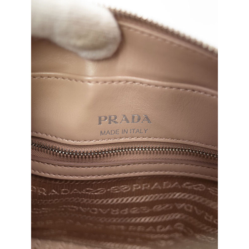 PRADA Diagram Leather Bag Chain Shoulder - Picture 5 of 9
